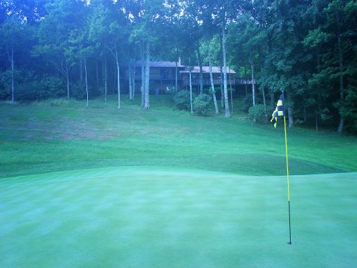 Rear of house from golf course